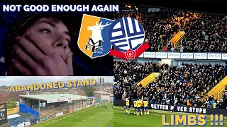 TROUBLED BOLTON GET BEAT BY MANSFIELD TOWN 2-1 !!! SOMETHING NEEDS TO CHANGE !! VLOG !!