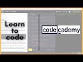 Learn Coding With Codecademy | How to Use CodeAcademy