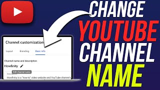 How to Change YouTube Channel Names - Step by Step!