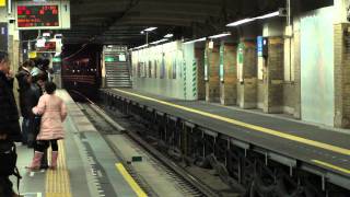 阪神8000系8247F 阪神三宮駅1番線到着 2012.01.14