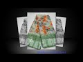 beautiful digital print linen sarees new modern fabric print linen saree collections