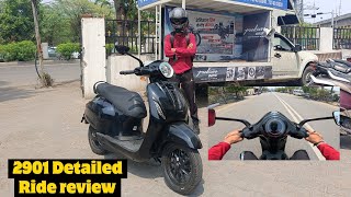 2024 New Bajaj Chetak 2901 Detailed Ride Review |Top speed |Modes |Braking Etc.(215/365)