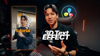How To Do The 3D Text Effect in Davinci Resolve