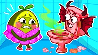 Potty Training with Avocado Babies 😊 Healthy Habits for Kids  || Funny Stories by Pit & Penny 🥑