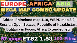 ETS2 1.53 MEGA MAP COMBO, NEW YEAR UPDATE!   All map links, and placed in the correct load order👍