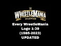 Every WrestleMania Logo 1-39 (1985-2023) UPDATED