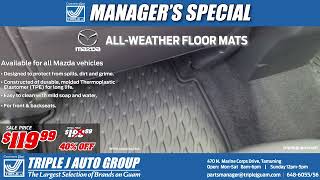 Manager's Special - Mazda All Weather Mats