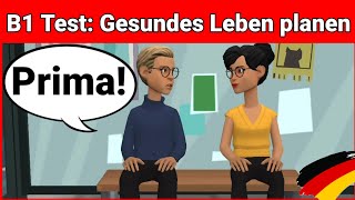 Oral exam German B1 | Plan something together/dialogue | talk Part 3: Healthy living