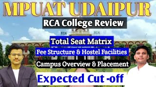 MPUAT UDAIPUR Complete Information, Campus Overview, Placement, Expected Cut -off, Fee Structure