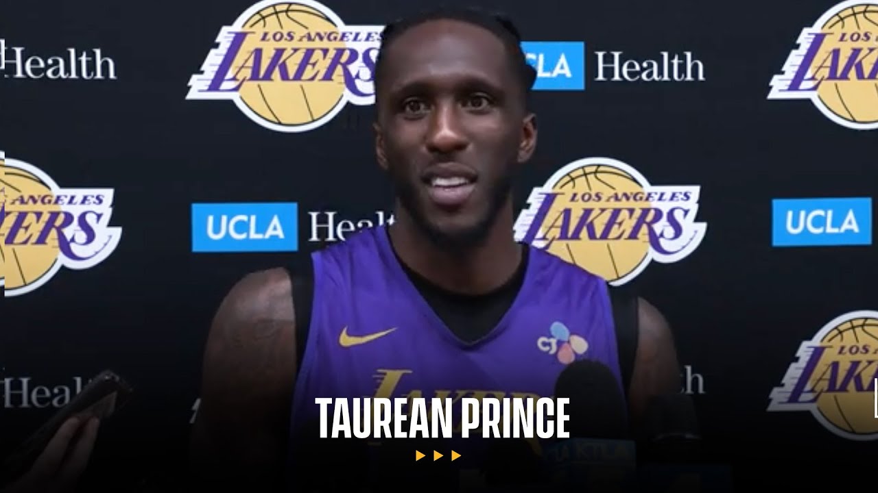 Taurean Prince On Being Named As A Starter On Opening Night - YouTube