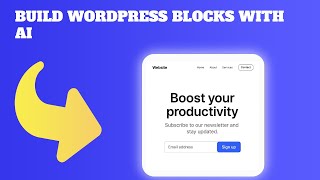 Build Gutenberg blocks with AI