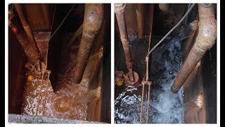 磁気式水処理器R.Waterによる赤錆･赤水排出