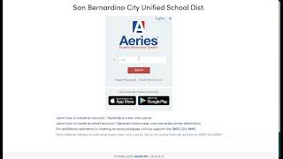 SBCUSD How to Create an Aeries Parent Portal