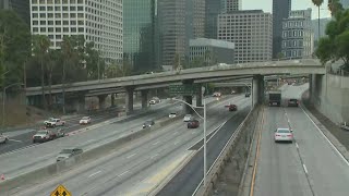 Lanes of 110 Fwy closed after pedestrian hit, killed