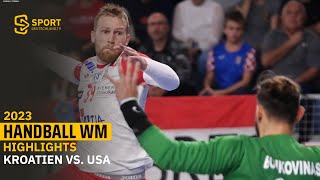 Die USA ist gegen Kroatien chancenlos | SDTV Handball