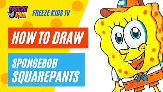 How to draw Spongebob | Step by step for beginners