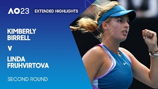 Kimberly Birrell v Linda Fruhvirtova Extended Highlights | Australian Open 2023 Second Round