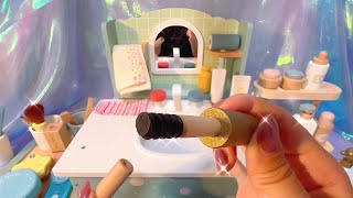 【ASMR】木とプラスチックのおもちゃでメイク、スキンケア💄🧖‍♀️まとめ2時間Wooden and toy make up 2h