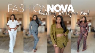 Fashion Nova Matching Sets Haul! Spring/Summer 2024