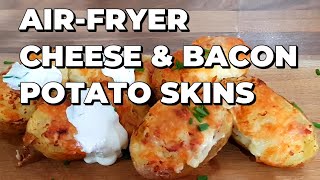 Cheese & Bacon Air-Fryer Potato Skins