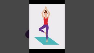 How to do Tree pose Yoga  ||  ティリーポーズヨーガ　やる方法 || Yoga || ヨーガ #viral #trending #yoga