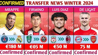 🚨ALL CONFIRMED AND RUMOURS  WINTER TRANSFER NEWS,HERE WE GO🔥FIRMINO TO SHEFFIELD UTD,MBAPPE TO MADR