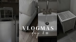 VLOGMAS DAY 8 | CHRISTMAS cleaning \u0026 prepping the house for the holidays ￼🧺🏡🌲