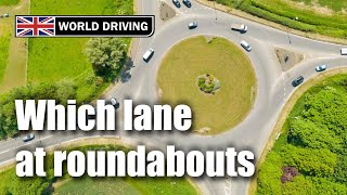 Which lane at roundabouts? Roundabouts driving lesson