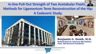 In-Line Pull-Out Strength of Two Acetabular Fixation Methods for Ligamentum Teres Hip Reconstruction