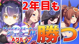 【ウマ娘 #ジェミニ杯】推しを信じて勝とう！決勝戦！ライスシャワー/水着マルゼン/ナリタタイシン【くろいけもみみ/Vtuber 】