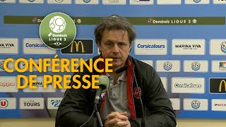 Conférence de presse Tours FC - Valenciennes FC ( 1-2 )  / 2017-18