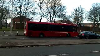 Enviro 200 voith nxwm bus route 40 Wednesbury Fleet number 807 crimson bus