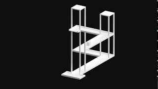escher waterfall cube animation blender