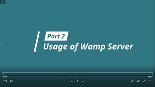 Santhisoft Technologies| PHP Tutorial 2 | How to Open the WAMP Server