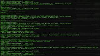 Green Hacker Screen Background  HD 60 FPS 1 Hour