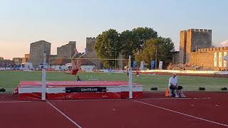 Marija Vuković (MNE) 197 cm High Jump Women 1. Place 74th Balkan Senior Championships Belgrade 2021