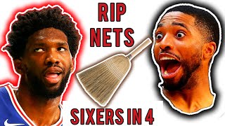 **RIP NETS** 😢💔 The 76ers will SWEEP The Nets ‼️🤯🧹✌️✌️ | CHARLES BARKLEY | SHAQ | NBA PLAYOFFS