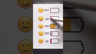 What mind Battery emoji is your Now 😓? #shorts #youtubeshorts #sad #trending #satisfying