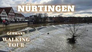 4k A DAY IN NURTINGEN GUIDED WALKING TOUR OF THE TOWN | GERMANY 🇩🇪