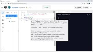 #Python Projects How to make a multiplication table printer