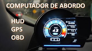 Unboxing e Instalación HUD GPS OBD Computador de abordo VJOYCAR V60 - Dashboard Gauge Tool