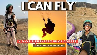 Paragliding Course Maharashtra Vlog | Kamshet Paragliding 4 Days Pilot Course | Radhika Jagtap Vlog