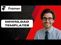How to Download and Install Framer Templates Tutorial (full guide)