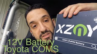 More batteries and a radio on my Toyota Coms - コムス