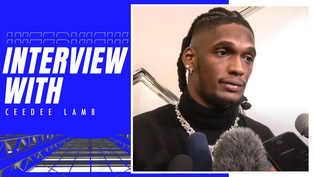 CeeDee Lamb Postgame: Wild Card | #GBvsDAL | Dallas Cowboys 2023 - YouTube