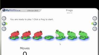Frog Jumping Puzzle Solution