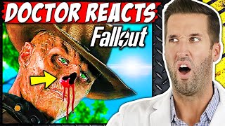 ER Doctor REACTS to WILDEST Fallout (TV Show) Medical Scenes