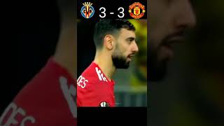 Villarreal vs Manchester United 2021 Europa league final (unbelievable penalty shootout) #shorts