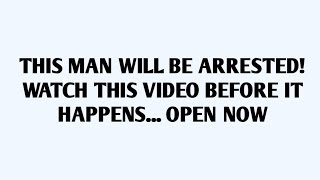 🧾 THIS MAN WILL BE ARRESTED! WATCH THIS VIDEO BEFORE IT HAPPENS... OPEN NOW