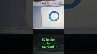 #trending 3D logo design in ms word #logodesign #viral